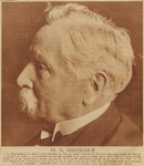 874020 Portret van mr. Theodorus Heemskerk (1852-1932), o.a. oud-minister van Justitie, die onlangs overleden is in het ...